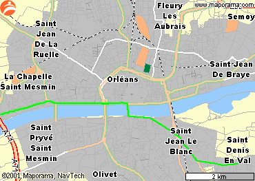 Plan d Orléans • Voyages - Cartes